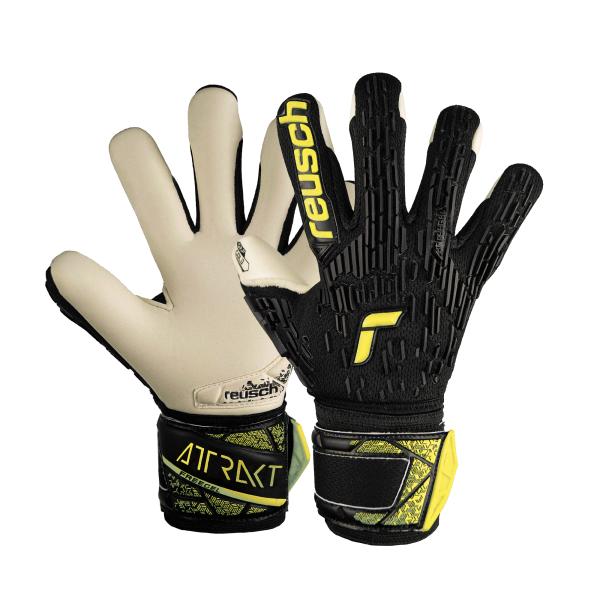 Reusch Attrakt Freegel Gold Finger Support Junior 5472130 7752 schwarz gelb 1